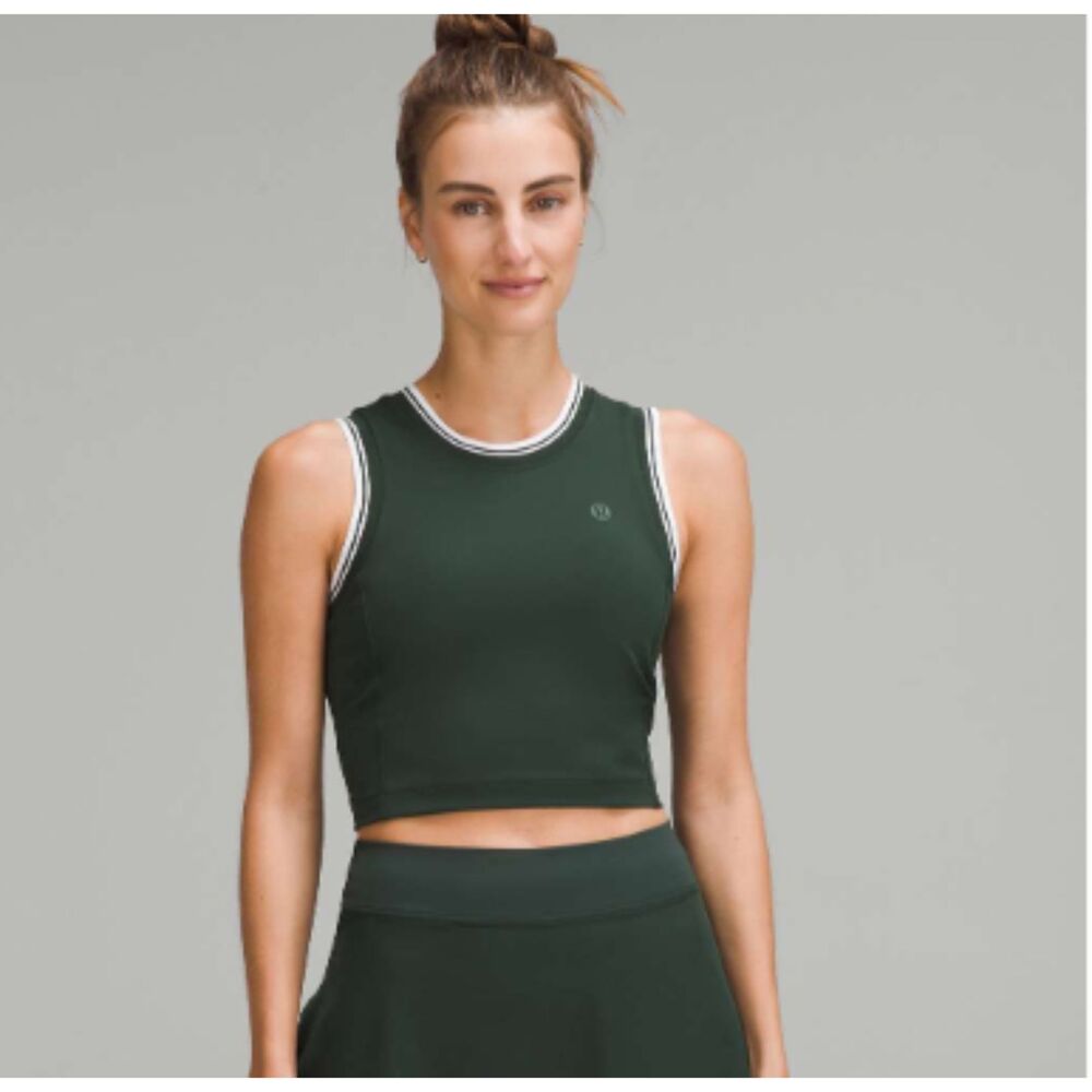 Lululemon Varsity Scoop-Neck Cropped Tennis Tank Top 8